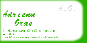 adrienn oras business card